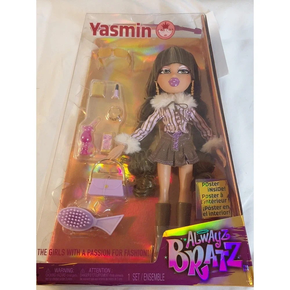 Alwayz Bratz Yasmin Fashion Doll 10 Accessories Poster MGA New in Box
